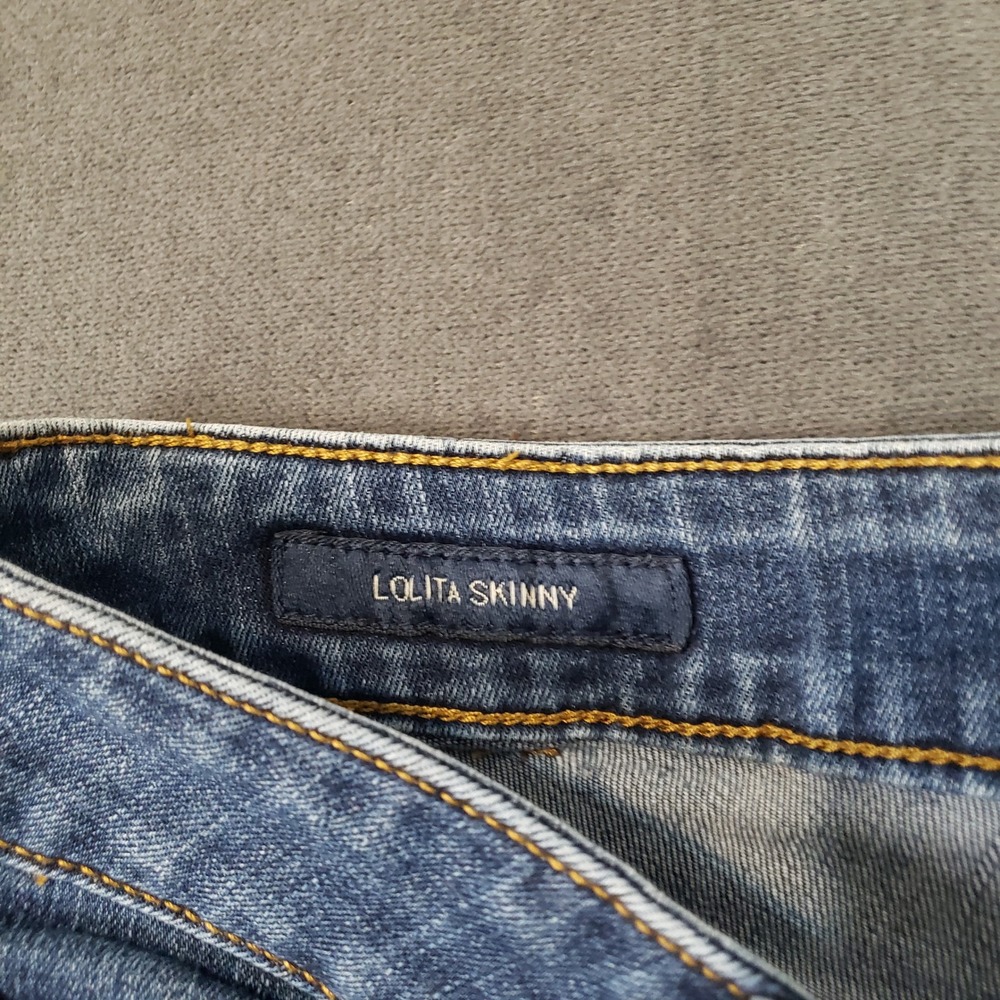 Lucky Brand Lolita Skinny Jeans Womens 28/6 Blue Medium Wash Mid Rise Stretch - Picture 5 of 11